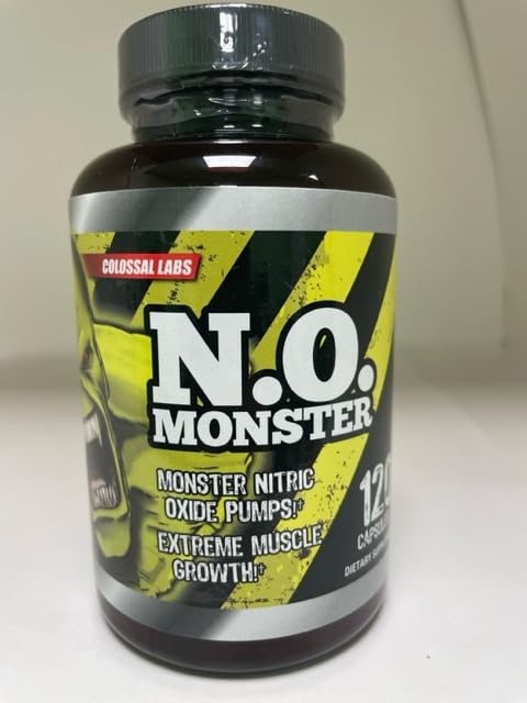 Colossal Labs Nitric Oxide Booster with L-Arginine, Extreme Pumps to Build Strength Goliath LabsAu supplements