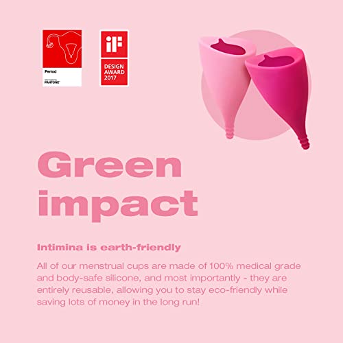 Intimina Lily Cup One - Collapsible Disposable Menstrual Cups for Beginners, Small Menstrual Cup INTIMINAAu supplements