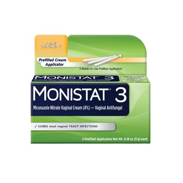 MONISTAT 3 Cream PREFILLED 1EA J&J Consumer Sector BirsppyAu supplements