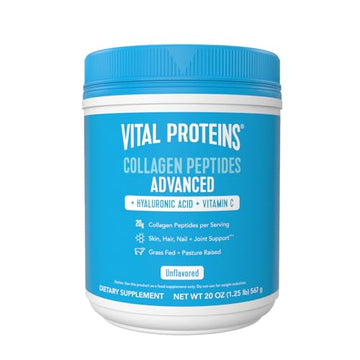 Vital Proteins Collagen Peptides Powder with Hyaluronic Acid and Vitamin C, Unflavored Vital ProteinsUS supplements
