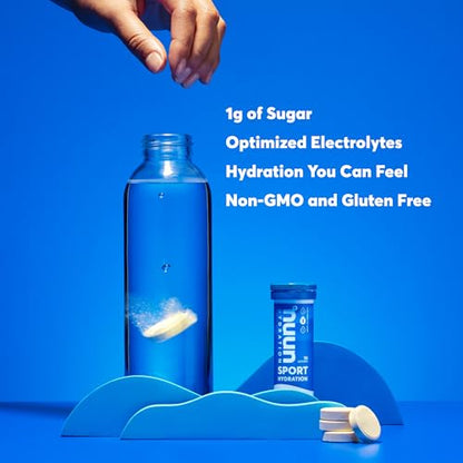 Nuun Sport Electrolyte Tablets for Proactive Hydration, Mixed Citrus Berry Flavors, 4 Pack NuunUS supplements
