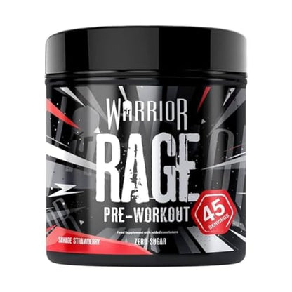 Warrior, Rage - Pre-workout Powder - 392g - Energy Drink Supplement with Vitamin C WarriorUS supplements
