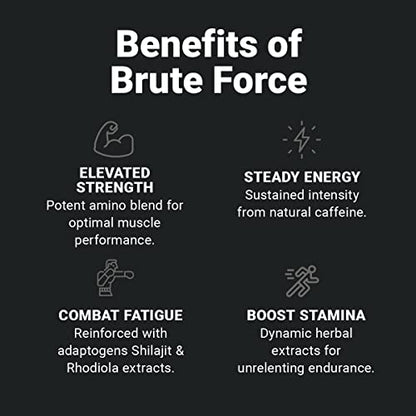 Wilderness Athlete - Brute Force Pre-Workout | Best Pre Workout Powder for Women & Men Wilderness AthleteUS supplements