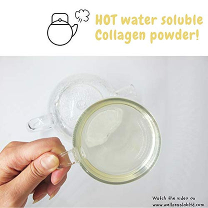 Cleanest Marine Collagen Peptides | Wellness Lab 454g | Type I,III | Highest Bioavailability Hydrolysed Protein Wellness LabUS supplements