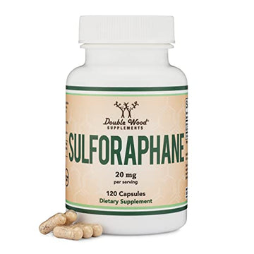 Sulforaphane Supplement - 20mg of Activated and Stabilized Sulforaphane per Serving Double Wood SupplementsUS supplements