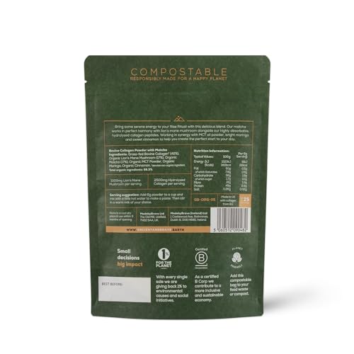 Ancient + Brave Matcha Collagen 150g Pouch - Lion's Mane Mushroom Powder Supplement Ancient + BraveAu supplements
