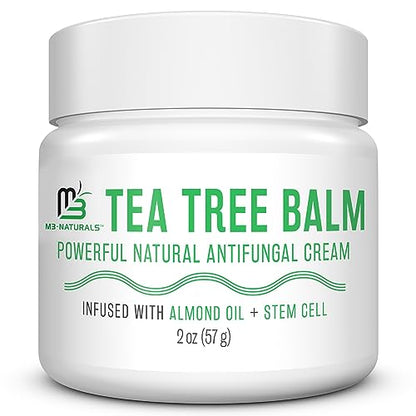 Tea Tree Oil Foot Balm - Natural Remedy for Athletes Foot, Toenail Repair M3 NaturalsUS supplements