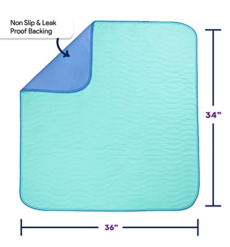 IMPROVIA® Washable Underpads, 34" x 36" (Pack of 6) - Heavy Absorben IMPROVIAUS supplements