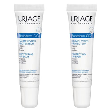 URIAGE Bariederm Cica-Lips Protecting Balm Duo, 2 x 0.5 fl.oz. each | Repairs UriageUS supplements