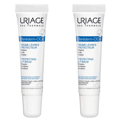 URIAGE Bariederm Cica-Lips Protecting Balm Duo, 2 x 0.5 fl.oz. each | Repairs UriageUS supplements