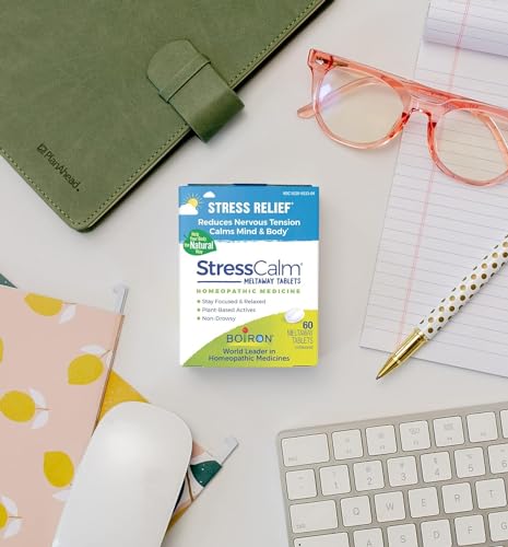 Boiron StressCalm for Relief of Stress, Anxiousness, Nervousness, Irritability, and Fatigue - 60 Count BoironAu supplements