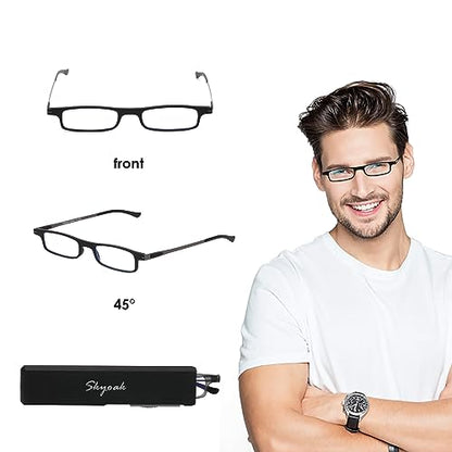 SKYOAK Ultra thin Lightweight Folding Reading Glasses Women Men TR90 Blue Light Blocking SKYOAKUS supplements