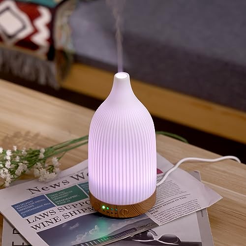 Coolego Ceramic Diffuser, 100ml Essential Oil Diffuser Ultrasonic Cool Mist Aromatherapy Diffuser CoolegoAu supplements