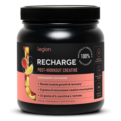 Legion Recharge Post Workout Supplement - All Natural Muscle Builder & Recovery Drink LegionUS supplements