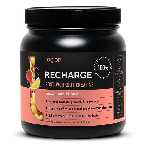 Legion Recharge Post Workout Supplement - All Natural Muscle Builder & Recovery Drink LegionUS supplements