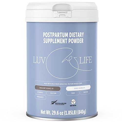 LUV&LIFE Postpartum Vitamin Supplement Powder Vanilla Flavored Has Postnatal Multivitamins LUV&LIFEAu supplements
