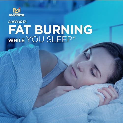 BMVINVOL Night Time Fat Burner 120Capsules, 12-in-1 Powerful Blend of Green Tea BMVINVOLUS supplements