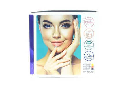 Sunberg Collagen Liquid Shots - 10000mg Collagen Supplement Type I,II,III Hyaluronic Acid BodygenixUS supplements