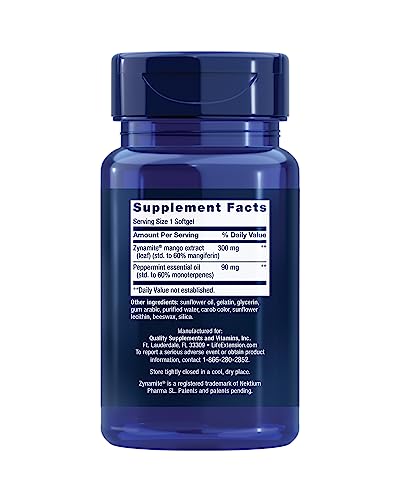 Life Extension Brain Fog Relief, Mango Leaf Extract, standardized Peppermint Oil, nootropic Brain Supplement for Clarity and Focus, Fast-Acting, Caffeine-Free, Gluten Free, Non-GMO, 30 softgels Life ExtensionAu supplements