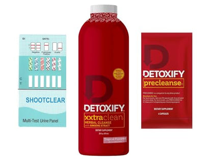 Shootclhear - Detoxify xxtraclean Detox Drink -20 0z- Herbal Precleanse Pills, 6 Panel Test ShootclhearUS supplements