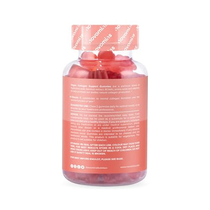 Vegan Collagen Gummies – Advanced Superfood Blend – Vegan Collagen Alternative for Women and Men – Infused with Vitamin C novominsUS supplements