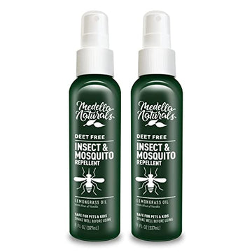 Deet-Free Insect & Mosquito Repellent Pack of 2 (8 oz) – Nice Smelling Medella NaturalsAu supplements