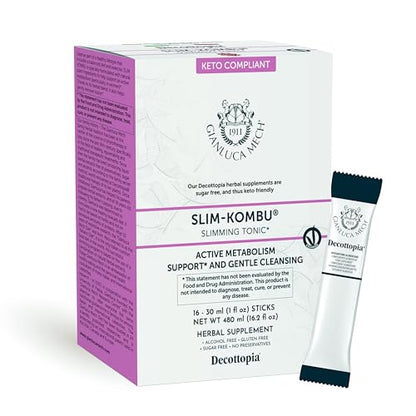 Gianluca Mech - Slim-Kombu, Keto Compliant Slimming Tonic, Gluten Free Dietary Supplement GIANLUCA MECH SpAUS supplements