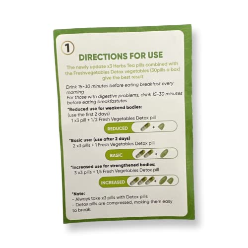 Slimming Care Newest Version X3 Type 1 Diet for Everyone (30pills/Box) + Free Vegetable Heath SecretAu supplements