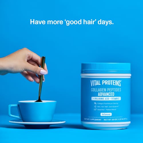 Vital Proteins Collagen Peptides Powder with Hyaluronic Acid and Vitamin C, Unflavored Vital ProteinsUS supplements