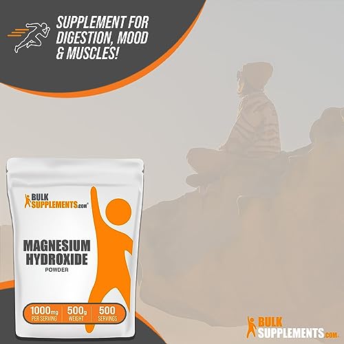 BulkSupplements.com Magnesium Hydroxide Powder - Magnesium Supplement BULKSUPPLEMENTS.COMUS supplements