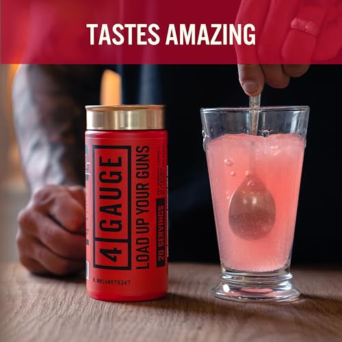 4 Gauge Natural Preworkout Without The Jitters | 30 Servings | Nitric Oxide Booster 4 GaugeAu supplements