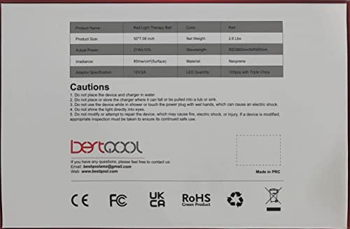 Bestqool Red Light Therapy Belt, Near Infrared Light Therapy & Red Light Therapy for Body BestqoolAu supplements