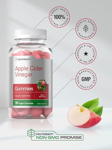 Horbaach Vegan Apple Cider Vinegar Gummies | 90 Count | ACV Supplement | Natural HorbäachUS supplements