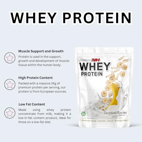 MuscleNh2 Whey Protein Powder Milk Protein, Soy Free, Gluten Free, Naturally Occurring BCAAs MuscleNh2Au supplements