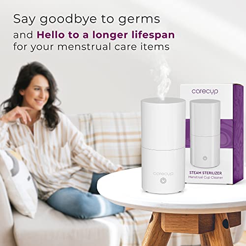 Carecup Menstrual Cup Sterilizer - Modern Menstrual Cup Cleaner Unscented Sanitizer - 2-Minute CarecupAu supplements