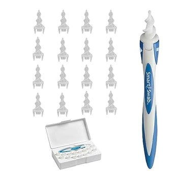 Smart Swab - Spiral Ear Cleanser - Earwax Remover Tool - 16 Replaceable ND productsAu supplements
