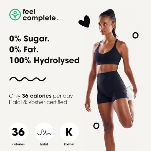 Feel Complete - High Protein Collagen - Premium Type 1 & 3 Hydrolysed Bovine Collagen - Halal - Skin, Hair & Nail Feel CompleteAu supplements