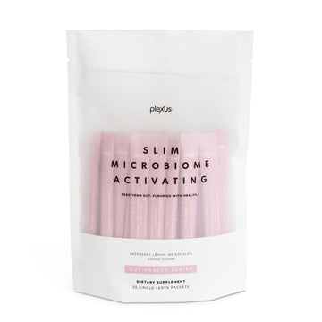 Plexus Slim Microbiome Pink Drink Mix, 30 Servings (Raspberry, Lemon, and Watermelon GenericAu supplements