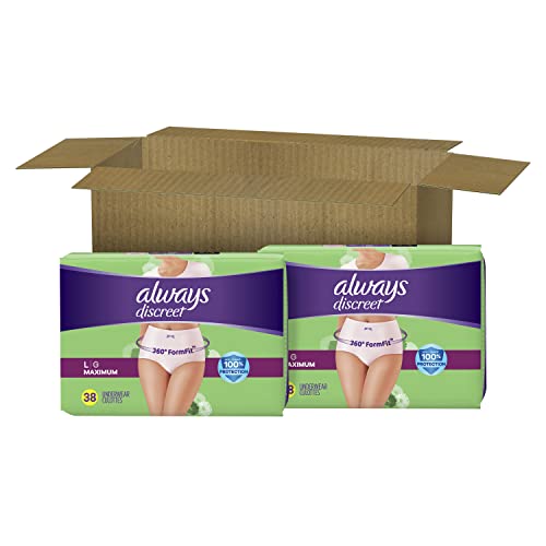 Always Discreet Adult Incontinence Underwear for Women and Postpartum Always DiscreetAu supplements