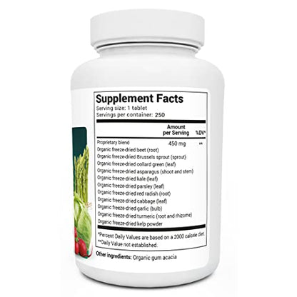 Dr. Berg's Greens Superfood Cruciferous Vegetable Tablets - Vegetable Supplements Dr. Berg NutritionalsUS supplements