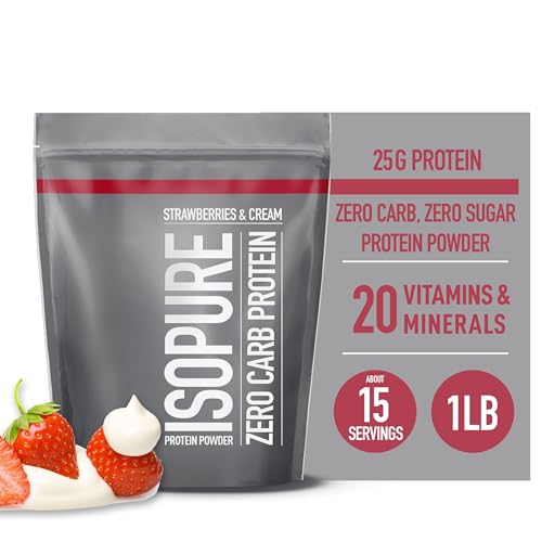 Isopure Protein Powder, Zero Carb Whey Isolate, Gluten Free, Lactose Free, 25g Protein IsopureUS supplements