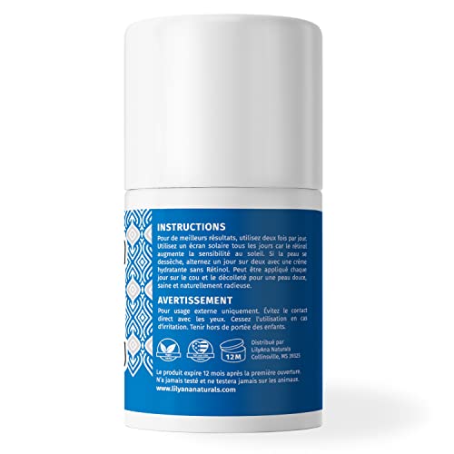 LilyAna Naturals Retinol Cream - Made in USA, Anti Aging Moisturizer for Face and Neck LilyAna NaturalsAu supplements