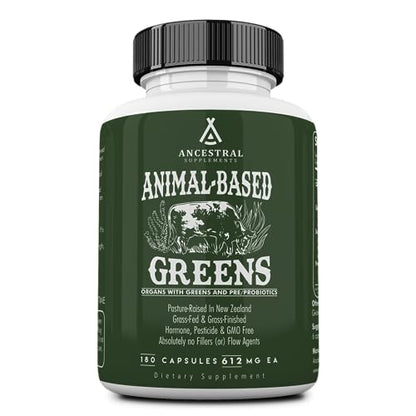 Ancestral Supplements Greens Powder Capsules, Organic Superfood Ancestral SupplementsUS supplements