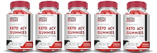 (5 Pack) Activboost Keto ACV Gummies Advanced Formula 1000MG Active Boost Justified LaboratoriesUS supplements