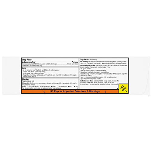 Voltaren Arthritis Pain Gel for Powerful Topical Arthritis Pain Relief with Diclofenac - NEW Easy Open Cap - 100 g Tube And 20 g Travel Size Tube VoltarenAu supplements