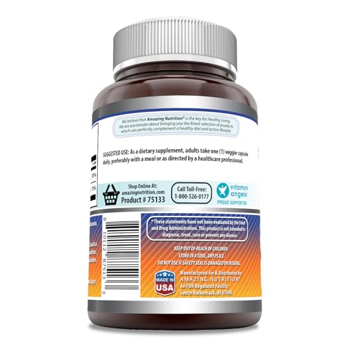 Amazing Formulas Vitamin D3 5000 IU with Vitamin K2 100 Mcg| 250 Veggie Capsules Amazing NutritionUS supplements