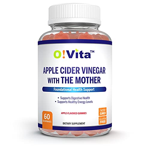 O!VITA Apple Cider Vinegar Gummies with The Mother, Gluten Free, Vegan, Made with Pomagranate O!VITAUS supplements