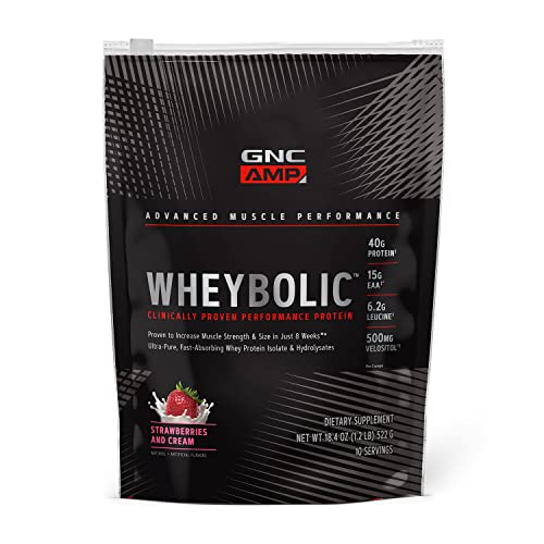 GNC AMP Wheybolic Protein Powder | Targeted Muscle Building and Workout Support GNCUS supplements