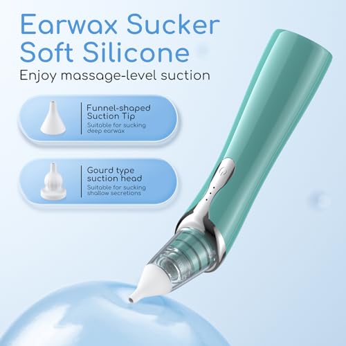 Ear Vacuum Wax Remover, Ear Wax Removal with 8 Pcs Ear Pick, Ear Wax GirugAu supplements