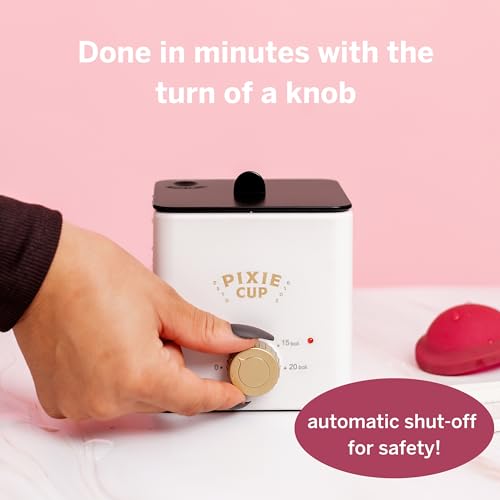 Pixie Menstrual Cup & Disc Boiler Sterilizer - Easily Submerge & Clean Your Period Cup in Boiling Water Pixie CupAu supplements